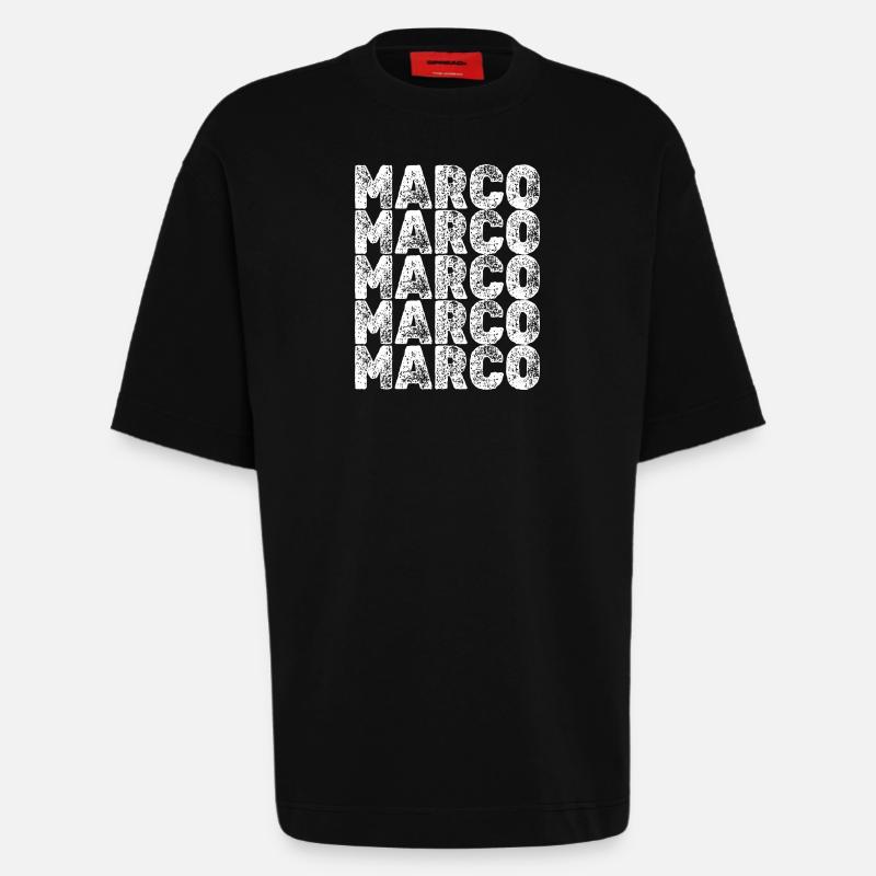 Held Marco - Heavyweight T-Shirt - made by SPREAD  - SOLID BLACK