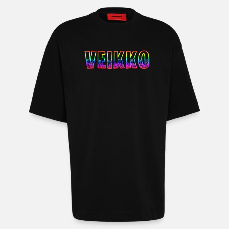 veikko rs regenbogen - Heavyweight T-Shirt - made by SPREAD - SOLID BLACK