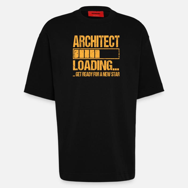 Architect loading Architect Training - Heavyweight T-Shirt - made by SPREAD  - SOLID BLACK