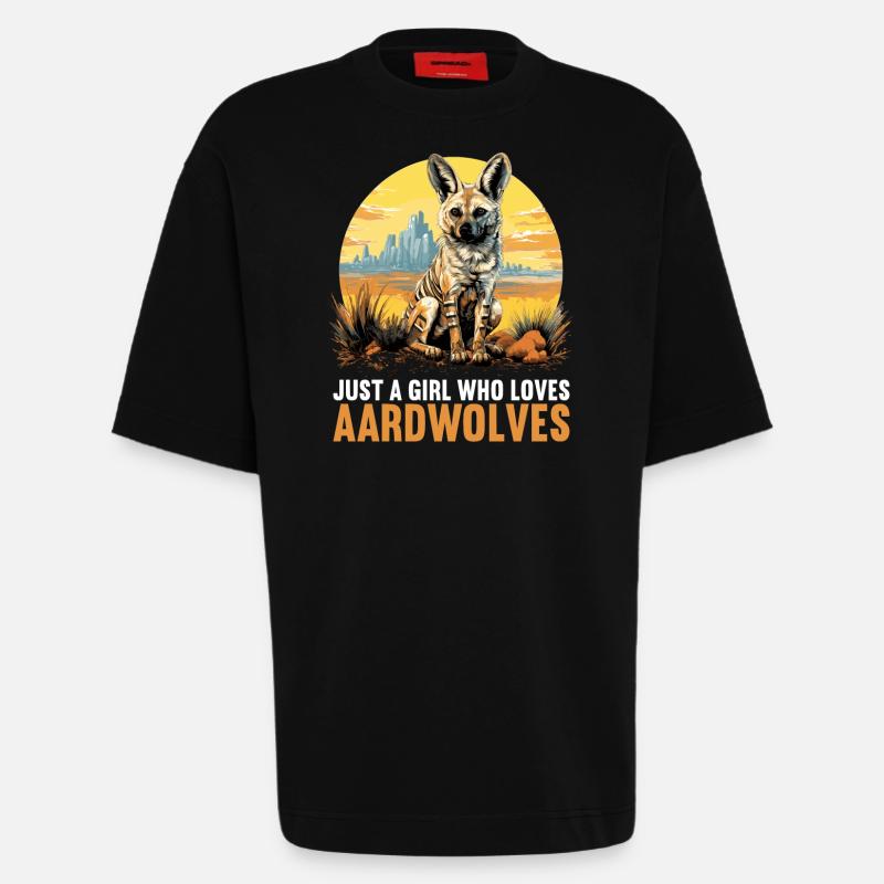 Aardwolves Aardwolf - Heavyweight T-Shirt - made by SPREAD  - SOLID BLACK