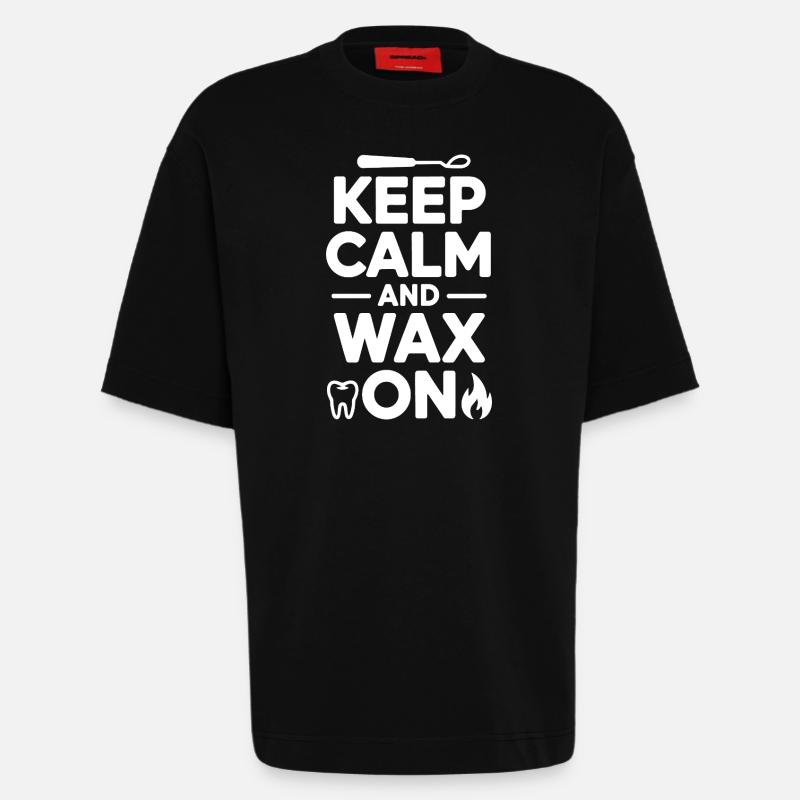 Dental Lab Technician Framework  - Heavyweight T-Shirt - made by SPREAD  - SOLID BLACK