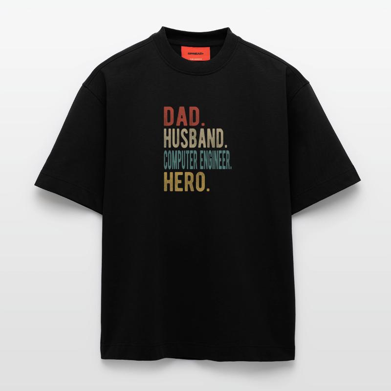 Computeringenieur Vater Ehemann Held Heavyweight T-Shirt - made by SPREAD 