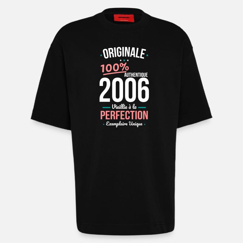 2006 – Original – Einzigartiges Exemplar - Heavyweight T-Shirt - made by SPREAD  - SOLID BLACK