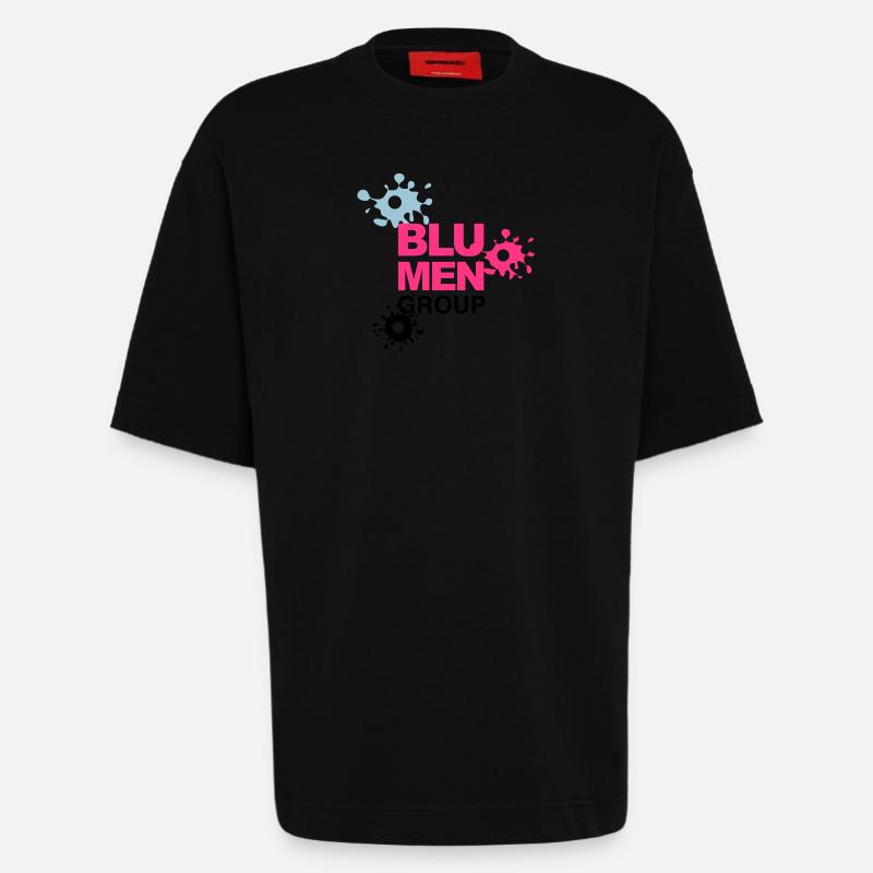 blumen group - Heavyweight T-Shirt - made by SPREAD  - SOLID BLACK