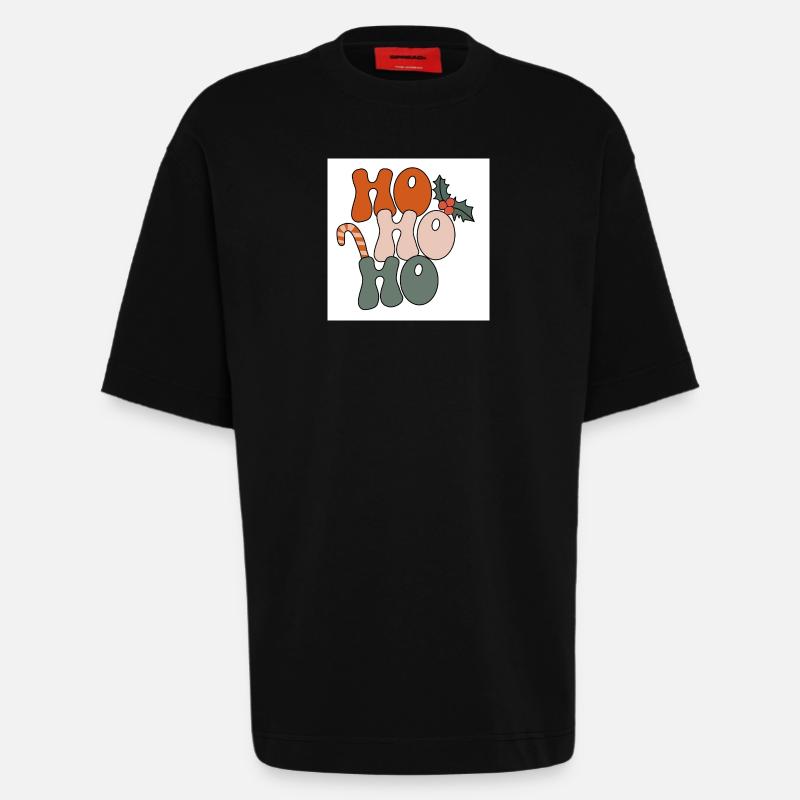 Hoho - Heavyweight T-Shirt - made by SPREAD  - SOLID BLACK