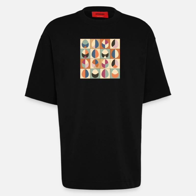 Easter Eggs Design No.01 - Heavyweight T-Shirt - made by SPREAD - SOLID BLACK