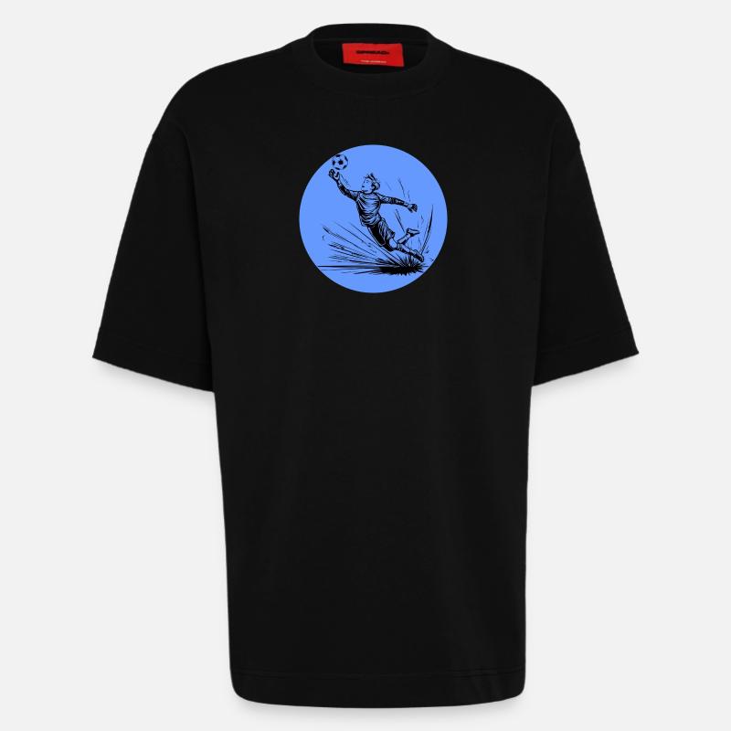 Torwart - Heavyweight T-Shirt - made by SPREAD  - SOLID BLACK