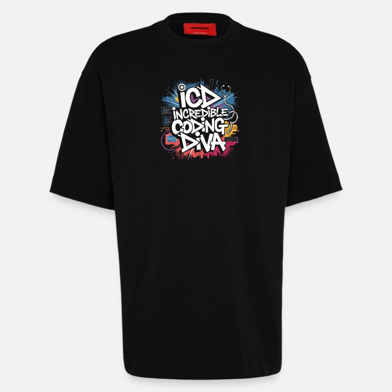 Leidenschaftliche Codierkunst - Heavyweight T-Shirt - made by SPREAD - SOLID BLACK