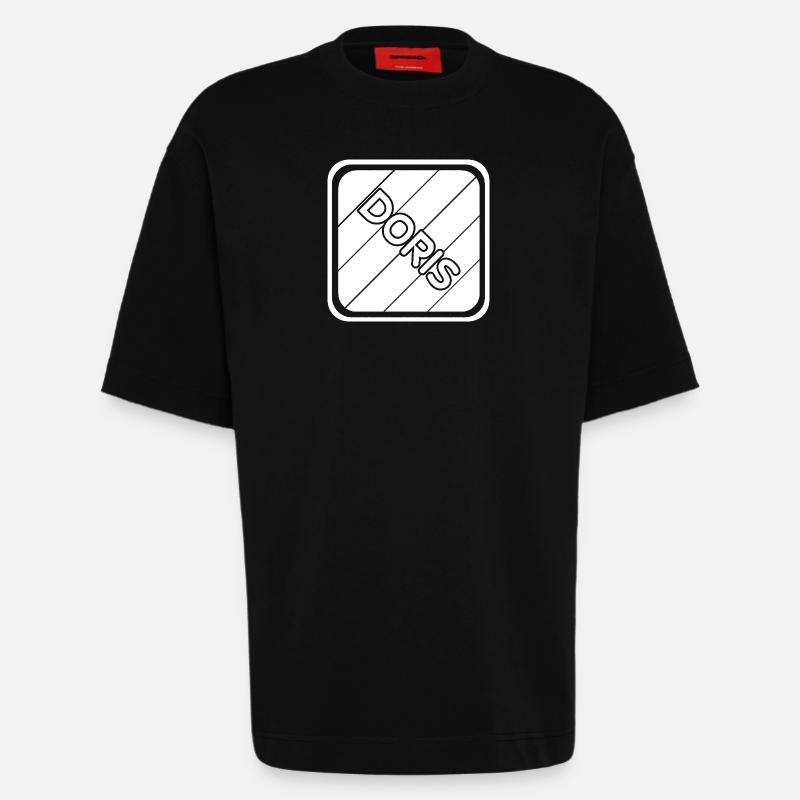 Mädchenname Doris - Heavyweight T-Shirt - made by SPREAD  - SOLID BLACK