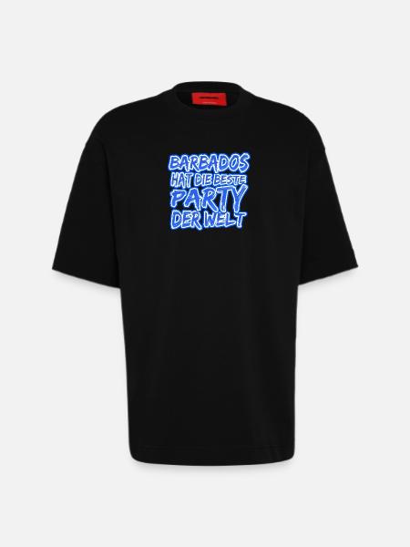 Barbados Barbados - Heavyweight T-Shirt - made by SPREAD - SOLID BLACK