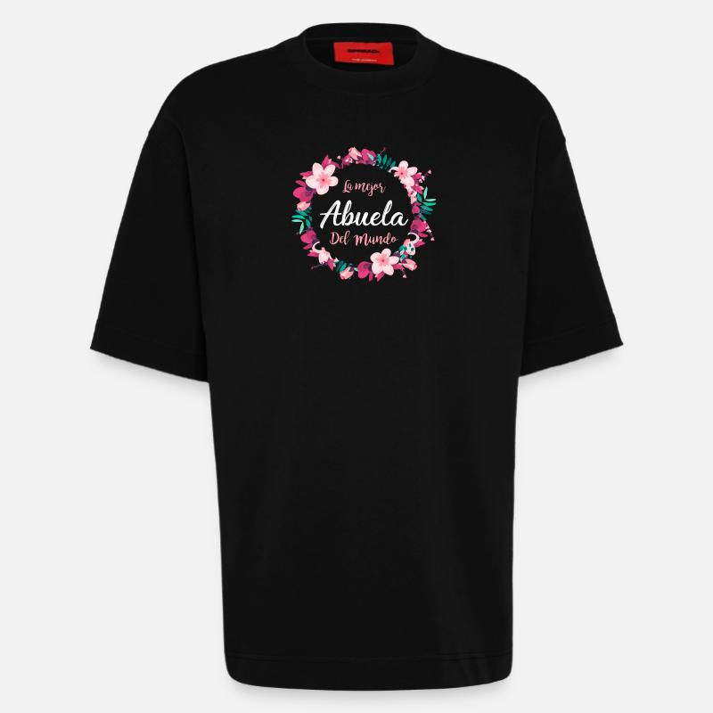 Die beste Großmutter der Welt - Heavyweight T-Shirt - made by SPREAD  - SOLID BLACK