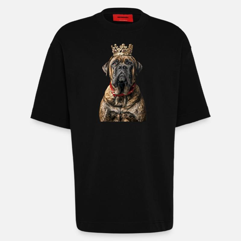Englischer Mastiff - Heavyweight T-Shirt - made by SPREAD  - SOLID BLACK