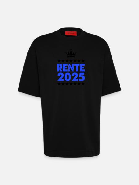 Pension 2025 - Heavyweight T-Shirt - made by SPREAD  - SOLID BLACK