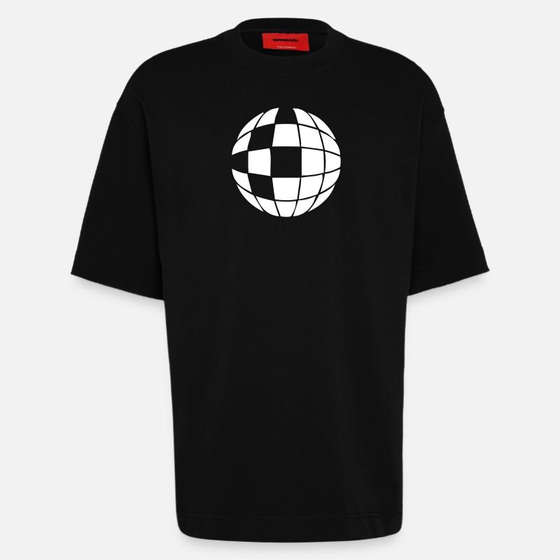 Diskokugel Disko Kugel - Heavyweight T-Shirt - made by SPREAD  - SOLID BLACK
