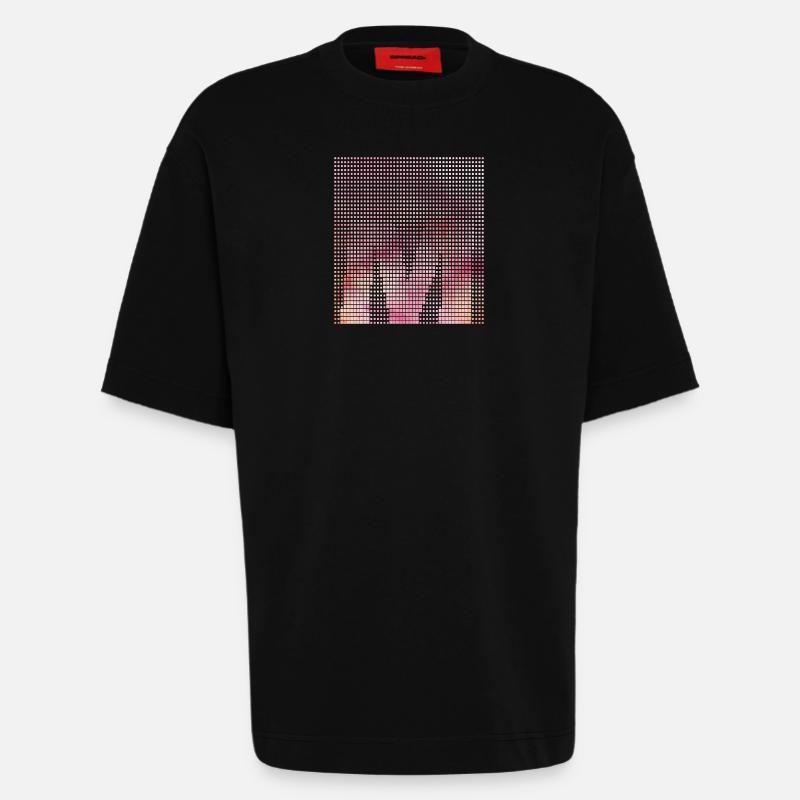 Letter M, Name, der Buchstabe M - Heavyweight T-Shirt - made by SPREAD  - SOLID BLACK