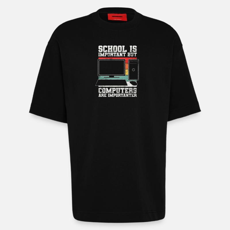 Computer Programmierer - Heavyweight T-Shirt - made by SPREAD  - SOLID BLACK