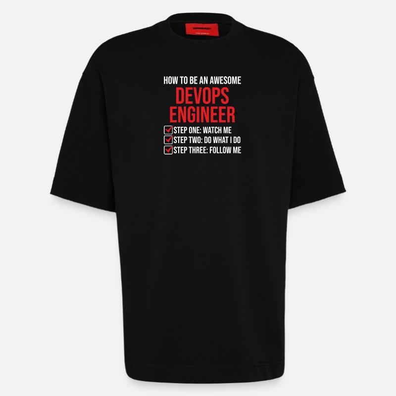 DevOps Engineer Motivation Quote T-Shirt - Heavyweight T-Shirt - made by SPREAD  - SOLID BLACK
