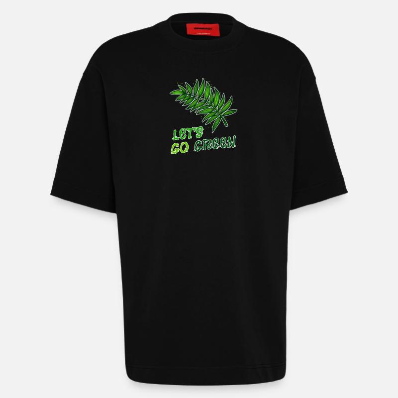 Umweltschützer Mutter Erde Natur Statement Umwelt - Heavyweight T-Shirt - made by SPREAD  - SOLID BLACK