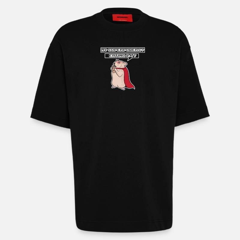 Mouse Statement Pets Pet Statement - Heavyweight T-Shirt - made by SPREAD  - SOLID BLACK