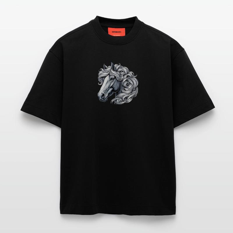Pferd Heavyweight T-Shirt - made by SPREAD 