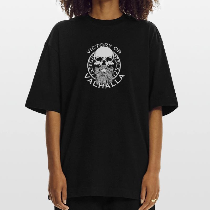Victoria oder Walhalla Heavyweight T-Shirt - made by SPREAD 