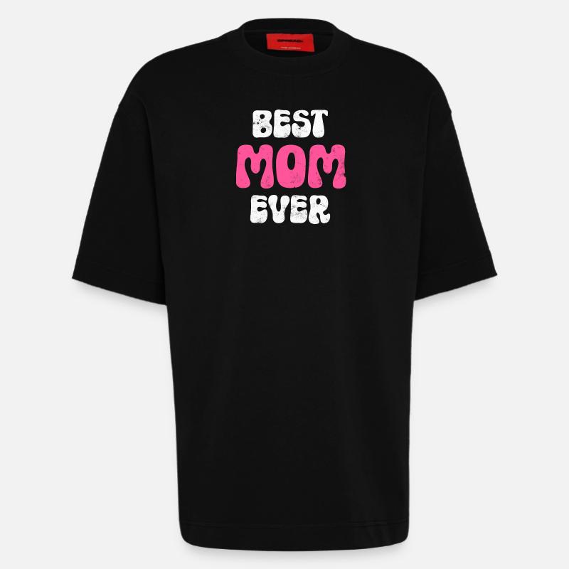 Mutter Mama - Heavyweight T-Shirt - made by SPREAD  - SOLID BLACK