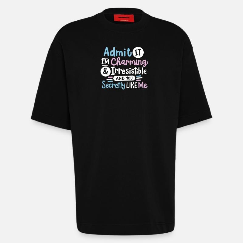 Sarkasmus sarkastischer Spruch - Heavyweight T-Shirt - made by SPREAD  - SOLID BLACK