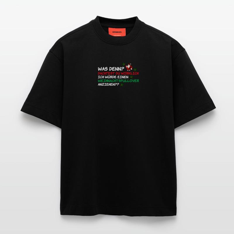 Weihnachtspullover Weihnachtsmann Weihnachten Heavyweight T-Shirt - made by SPREAD 