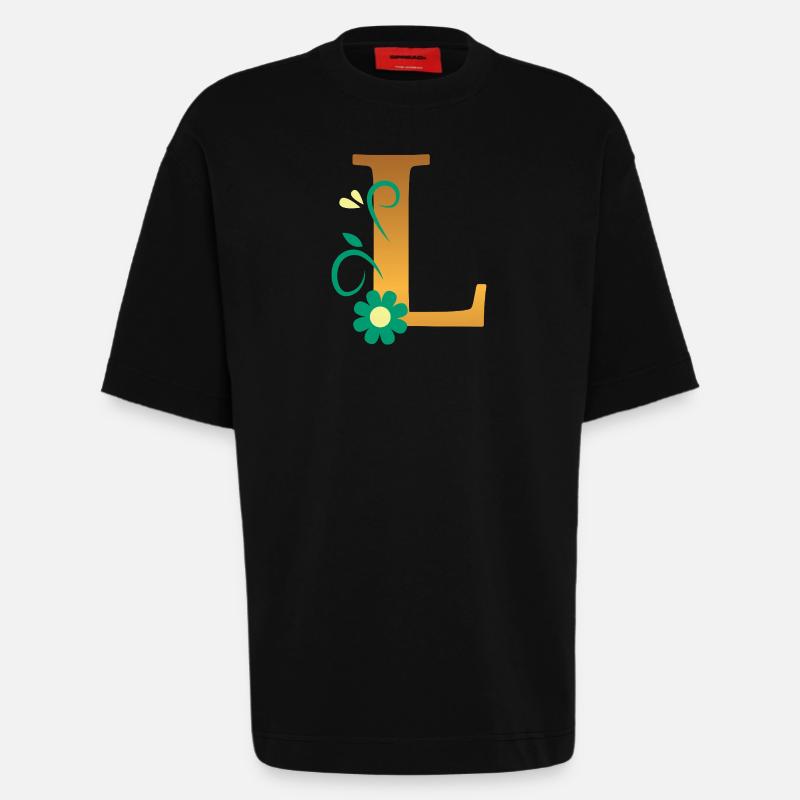 L - Heavyweight T-Shirt - made by SPREAD  - SOLID BLACK