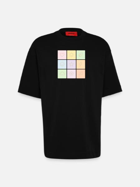 Pastel Bento Vibes - Heavyweight T-Shirt - made by SPREAD - SOLID BLACK