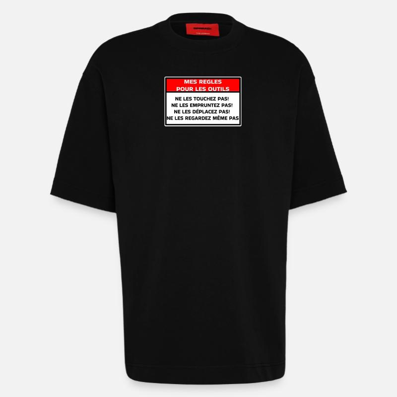 My rules for tools - Heavyweight T-Shirt - made by SPREAD - SOLID BLACK