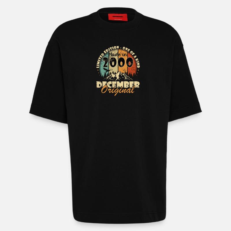 Dezember 2000 Jubiläum 2000 Dezember - Heavyweight T-Shirt - made by SPREAD - SOLID BLACK