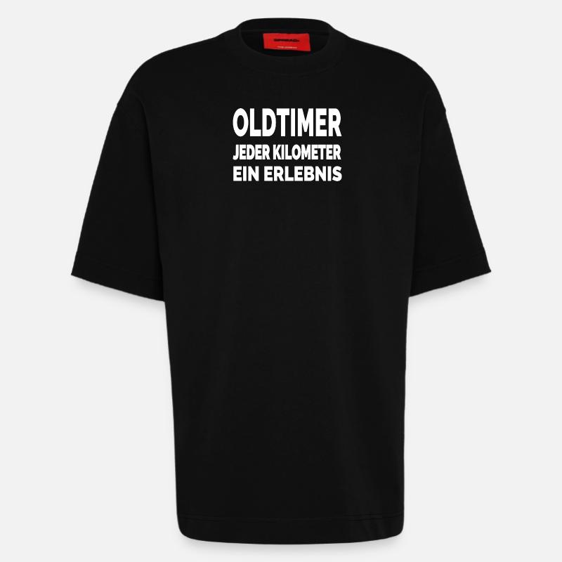 Oldtimer - Heavyweight T-Shirt - made by SPREAD  - SOLID BLACK