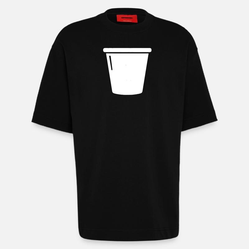 Eimer Putzeimer Haushalt Icon Vektor - Heavyweight T-Shirt - made by SPREAD - SOLID BLACK