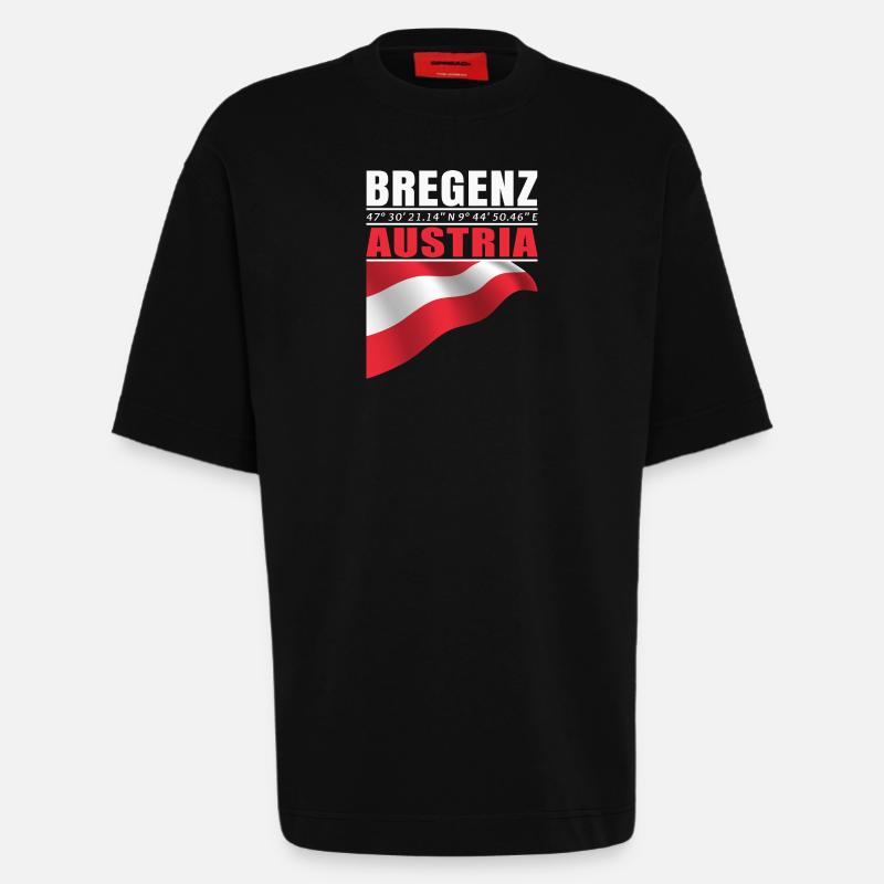 Bregenz - T-shirt bio épais oversize fabriqué en UE - SOLID BLACK