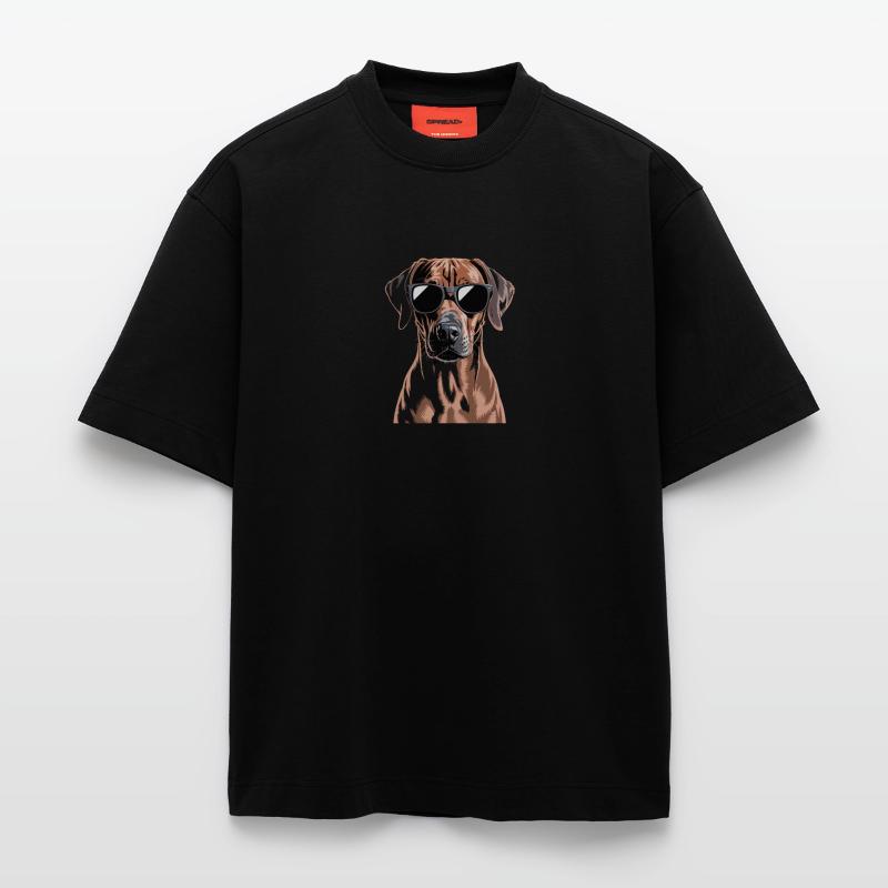 Rhodésian Ridgeback T-shirt bio épais oversize fabriqué en UE