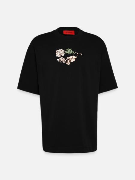 Haus Garten - Heavyweight T-Shirt - made by SPREAD - SOLID BLACK