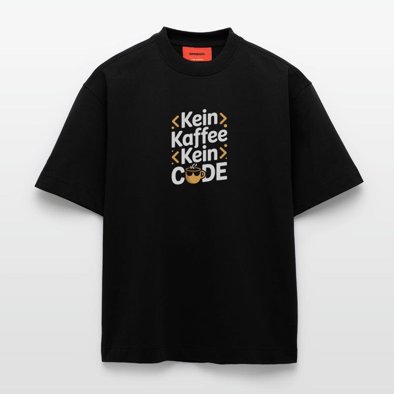 No Coffee No Code Programmer Computer Scientist Heavyweight T-Shirt - made by SPREAD 