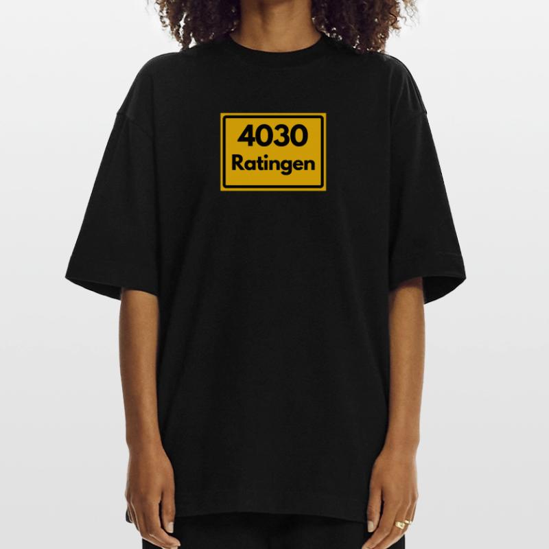 OLD POSTCODE ZIP CODE RETRO 4030 RATINGEN Heavyweight T-Shirt - made by SPREAD 