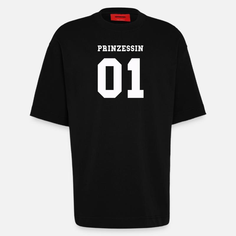 prinzessin_01- - Heavyweight T-Shirt - made by SPREAD - SOLID BLACK