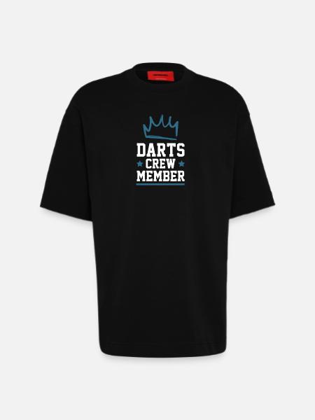 Darts Crew - Heavyweight T-Shirt - made by SPREAD  - SOLID BLACK
