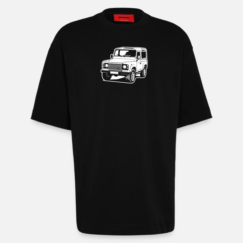 Defender (Difference Image) - Heavyweight T-Shirt - made by SPREAD  - SOLID BLACK