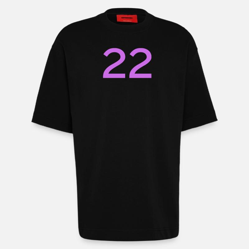 22 - T-shirt bio épais oversize fabriqué en UE - SOLID BLACK