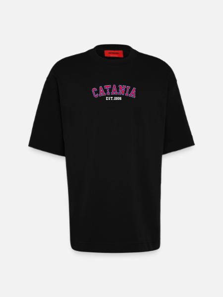 Catania Est. 2006 - Heavyweight T-Shirt - made by SPREAD - SOLID BLACK
