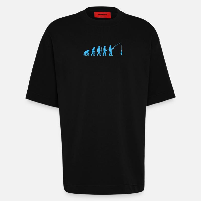 Evolution des Angelfangs - Heavyweight T-Shirt - made by SPREAD - SOLID BLACK