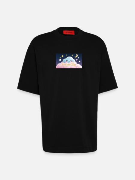 Dream Big - Heavyweight T-Shirt - made by SPREAD - SOLID BLACK
