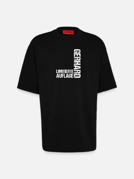 Gerhard - Heavyweight T-Shirt - made by SPREAD - SOLID BLACK