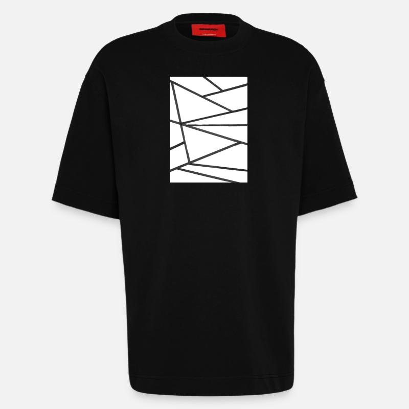 " Tears " - Heavyweight T-Shirt - made by SPREAD  - SOLID BLACK