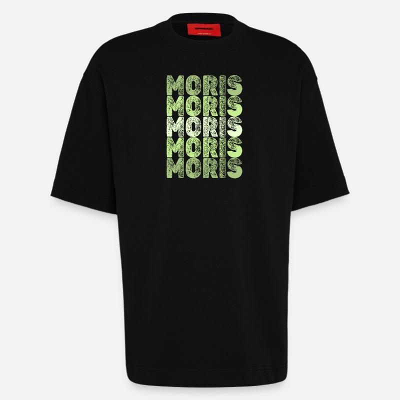 Moris als Moris - Heavyweight T-Shirt - made by SPREAD  - SOLID BLACK