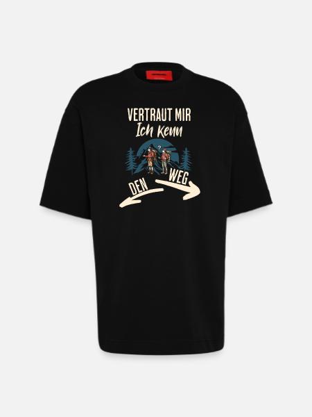 Wander - Heavyweight T-Shirt - made by SPREAD  - SOLID BLACK
